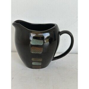 Pfaltzgraff Everyday Cayman Creamer Brown Aqua Stoneware 4.25” Replacement